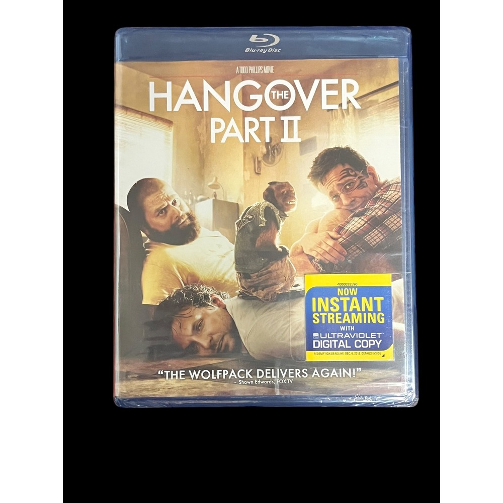 The Hangover Part II Blu-ray Movie New Sealed Bradley Cooper Zach Galifianakis
